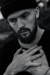 brutal man with a beard