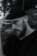 brutal man with a beard
