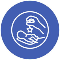 Baby Sitting Service Vector Icon