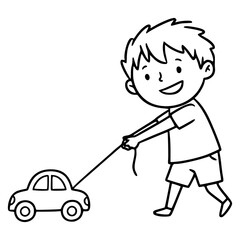 Childhood Joy | Pull Toy Adventure