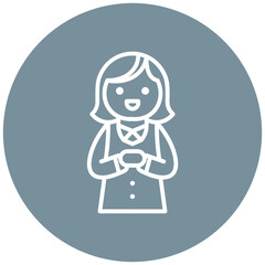 Shopping Assistant Vector Icon