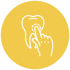 Tooth Sensitivity Vector Icon