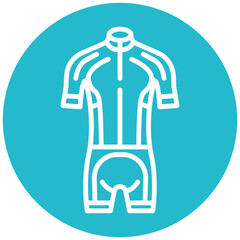 Cycling Suit Vector Icon