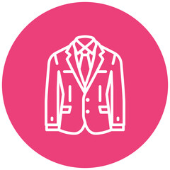 Formal Suit Vector Icon