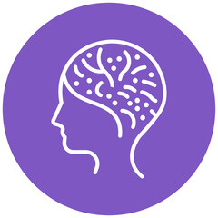 Scalp Treatment Vector Icon