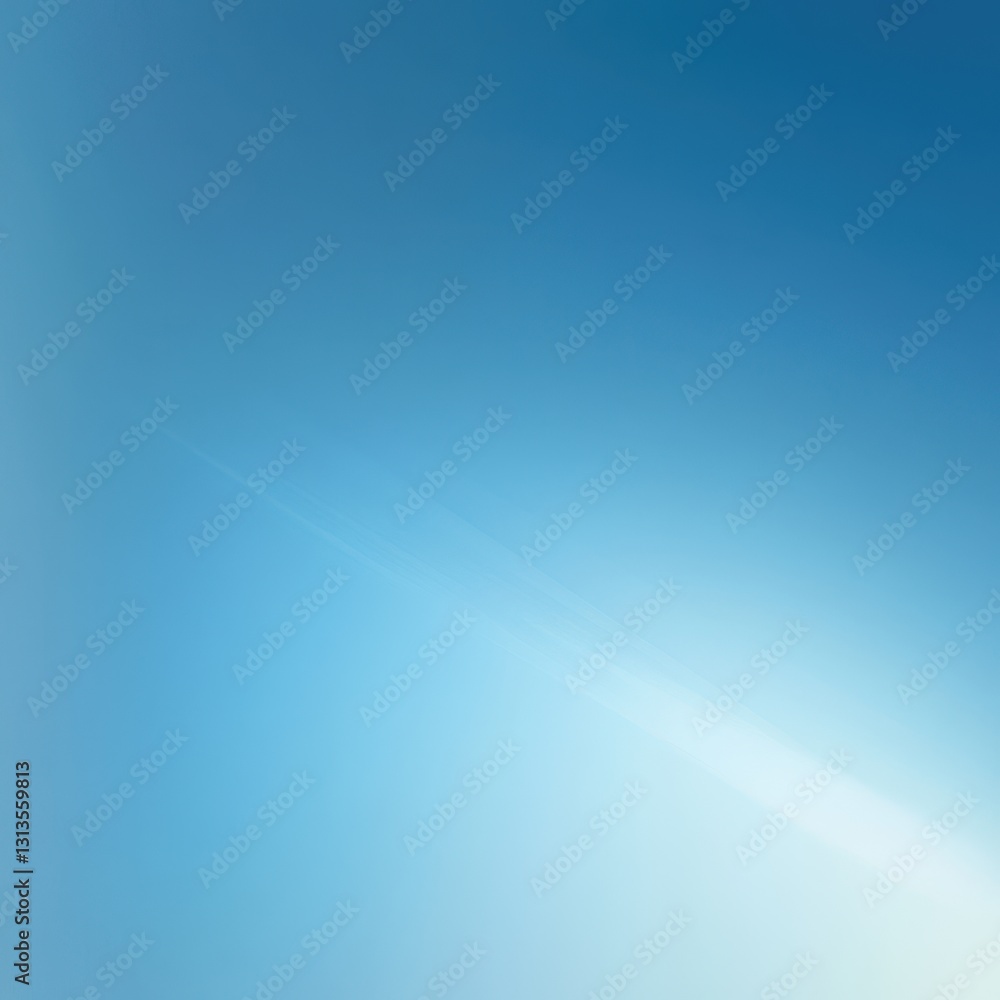 Poster serene abstract background with soft gradients and gentle light in blue and white shades for commerc