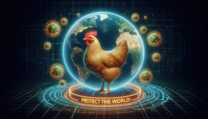 Protecting the world from viruses a chicken's role in global health awareness