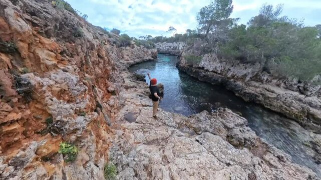 After a not very demanding hike in Cala Pi you arrive at Cala Beltran and it is worth it.