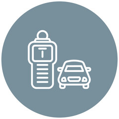 Obraz premium Speed Gun Vector Icon