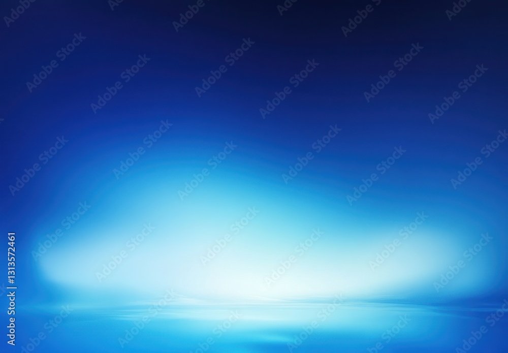 Poster serene blue abstract background with gentle light reflections and soft gradients perfect for tranqui