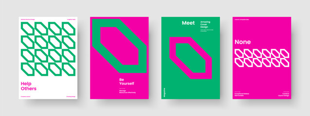 Fototapeta premium Creative Poster Layout. Isolated Book Cover Design. Abstract Business Presentation Template. Brochure. Report. Flyer. Banner. Background. Magazine. Brand Identity. Portfolio. Handbill. Newsletter