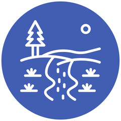 Sandy Path Vector Icon
