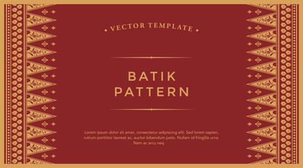 Batik Pattern Background