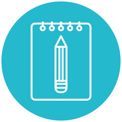 Drawing Pad Vector Icon