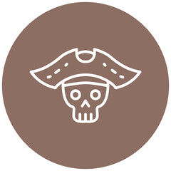 Pirate Hat Vector Icon
