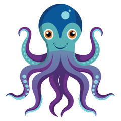 octopus vector image on white background