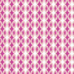 seamless geometric  pattern in pink and white 
