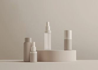 화장품 패키지 목업