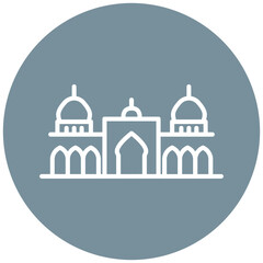 Dubai Location Vector Icon