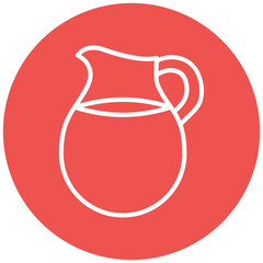 Lemonade Jug Vector Icon