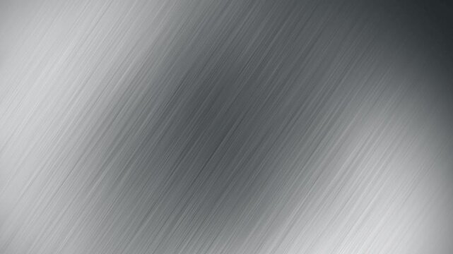 Loopable shiny brushed metal texture animation. Concept of technology, business, and minimalist background.