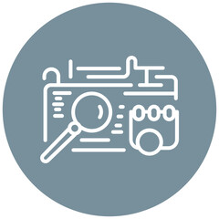 News Timeline Vector Icon