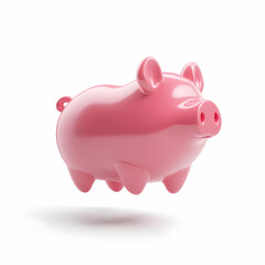 Obraz premium pink piggy bank