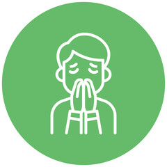 Severe Allergy Vector Icon