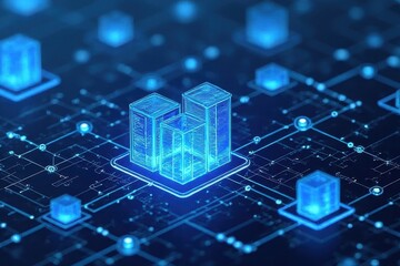 Obraz premium Exploring Web Hosting's Architectural Landscape
