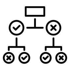 Decision Tree Icon