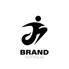 Physical Therapy Logo. Physical Therapy Logo Design. Physical Therapy Brand. Physical Therapy Logo Vector Design Isolated on White Background