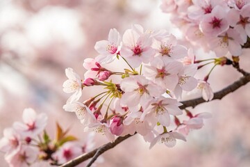 Obraz premium Cherry Blossoms Flower Wallpaper and Background