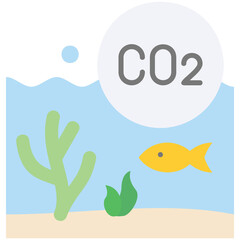 Ocean Acidification Illustration
