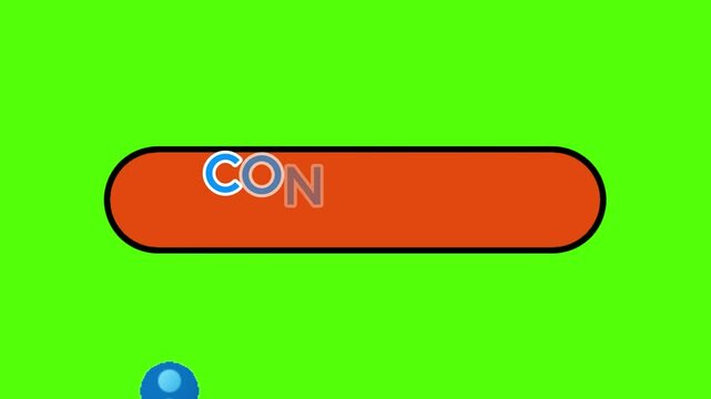 Contact Us - 4K Animation Background Green Screen Video Looping for Ads or Creative