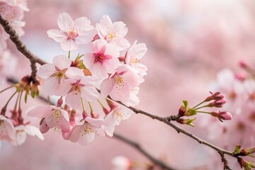 Obraz premium Cherry Blossoms Flower Wallpaper and Background
