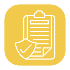 Fototapeta premium Privacy Policy Icon