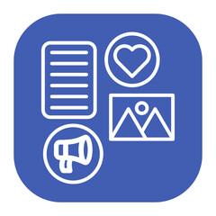 Obraz premium Content Icon