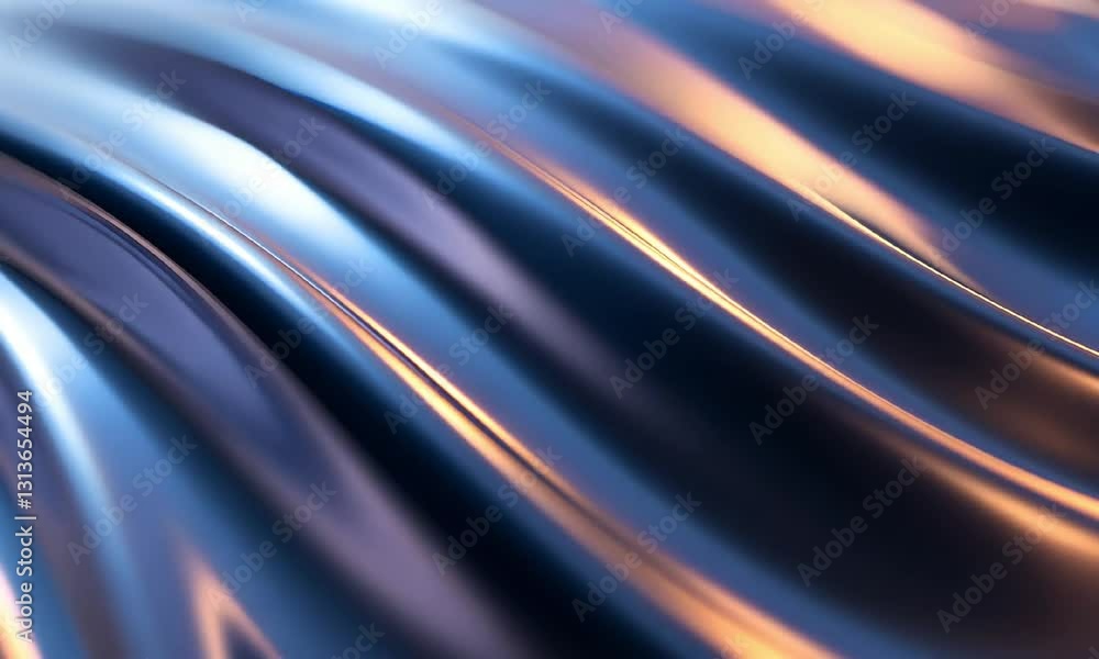 Aufkleber a mesmerizing close-up image showcasing smooth, flowing textures and shimmering light reflections on