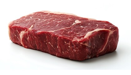Obraz premium Raw Beef Steak Close up Red Meat Butcher Shop