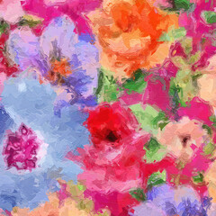 
garden, rose, smear, saturated, dye, romantic, vibrant, paintings, impressionism, artistic, paint, flower, art, oil, illustration, floral, canvas, drawing, colorful, leaf, bouquet, wallpaper, decora
