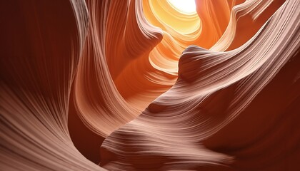 Obraz premium Abstract Wood Style Curved Canyon Walls in Warm Tones, Perfect Nature Wallpaper