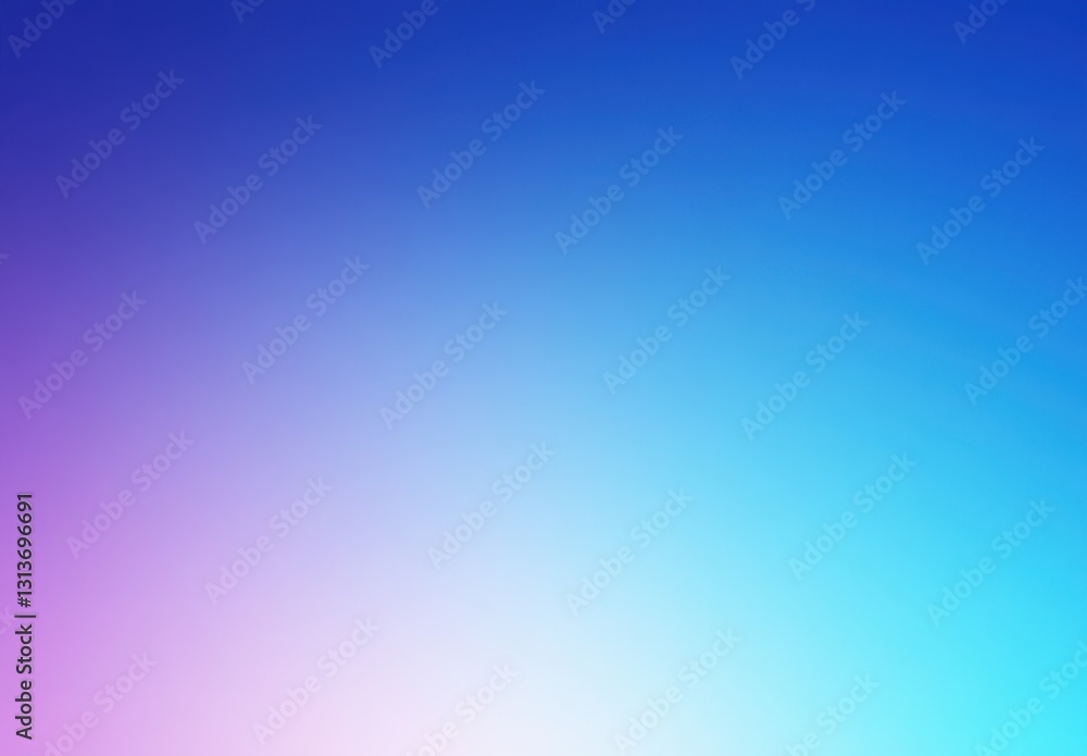 Poster soft gradient background with blue and purple hues creating a calm and serene atmosphere for creativ