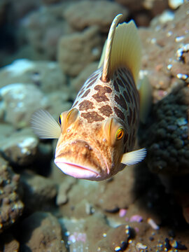 Filefish, Thread-sail filefish fish.