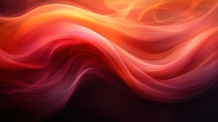 Fototapeta premium Abstract fiery waves