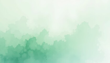 Fototapeta premium Soft Green Abstract Background with Subtle Texture and Gradients