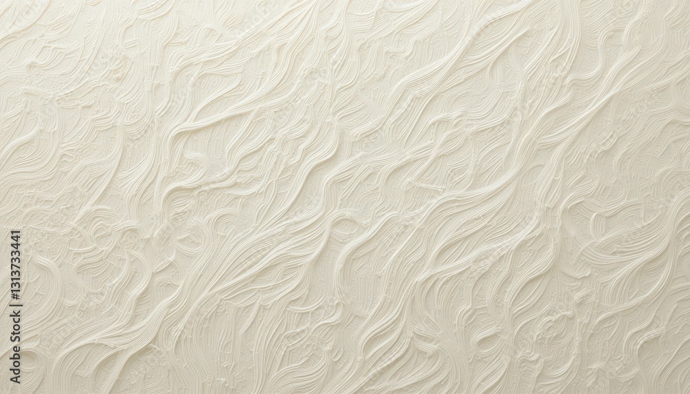 Poster elegant textured background with soft cream flowing patterns