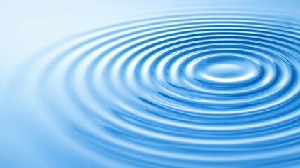 Tranquil water ripples with sunlight reflection for calming background design