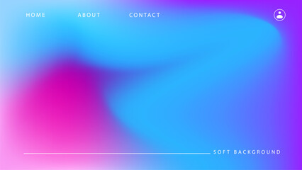 Fototapeta premium Soft pastel gradient abstract colorful background. Blurred texture background, purple, blue and pink gradient colors