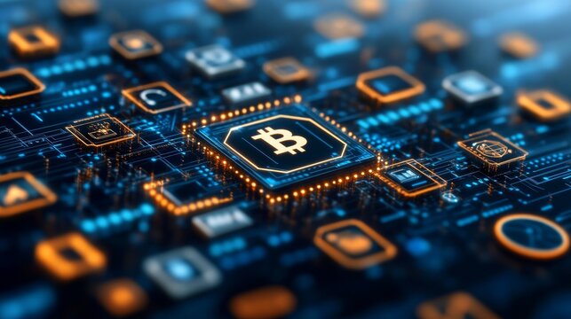 Cryptocurrency future innovative fintech solutions digital decentralized currency blockchain technology investment and finance business network