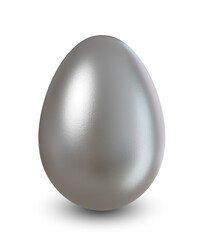 easter egg isolated on white background